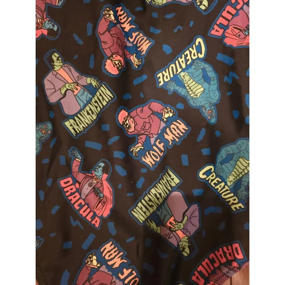Cakeworthy Universal Monsters AOP Swimsuit NWT Size XL